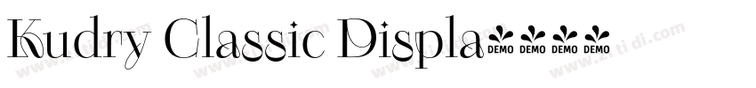 Kudry Classic Displa字体转换 Kudry Classic Displa字体转换